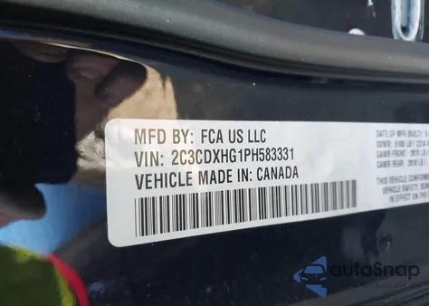 2023 Dodge Charger Gt from USA, damaged, VIN 2C3CDXHG1PH583331